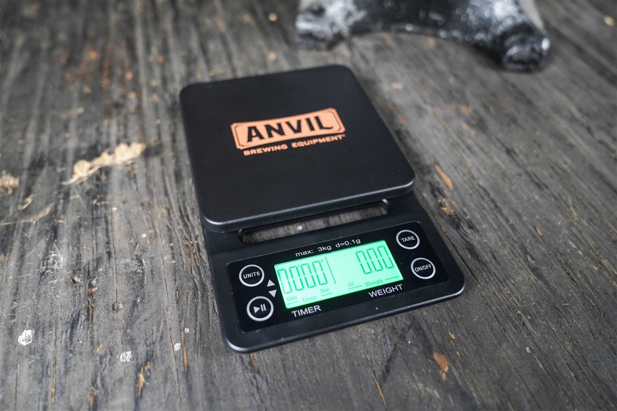 Anvil High Precision Digital Scale - 3/4 View