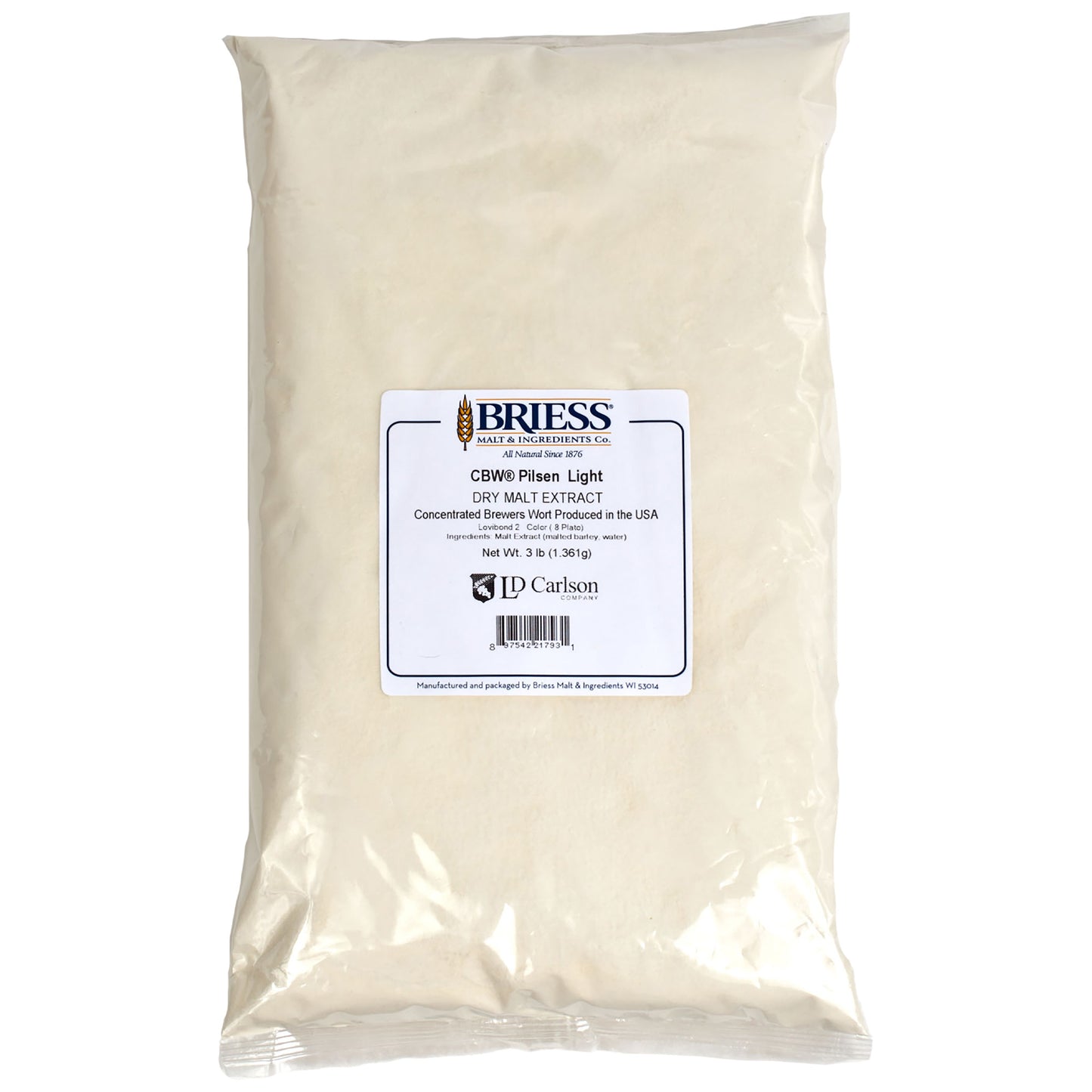 Pilsen Dry Malt Extract - 3#