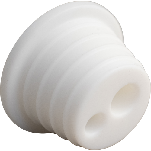 Rubber Stopper Double Drilled #6.5