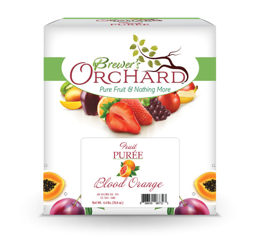 Blood Orange Puree - 4.4 lbs-Fruit Puree