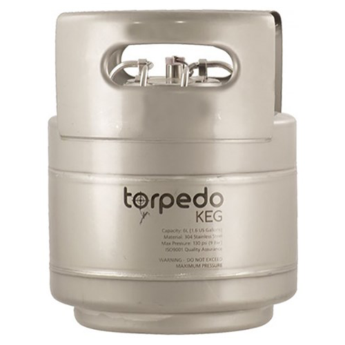 1.5 Gallon Stainless Steel Ball Lock Keg-Equipment