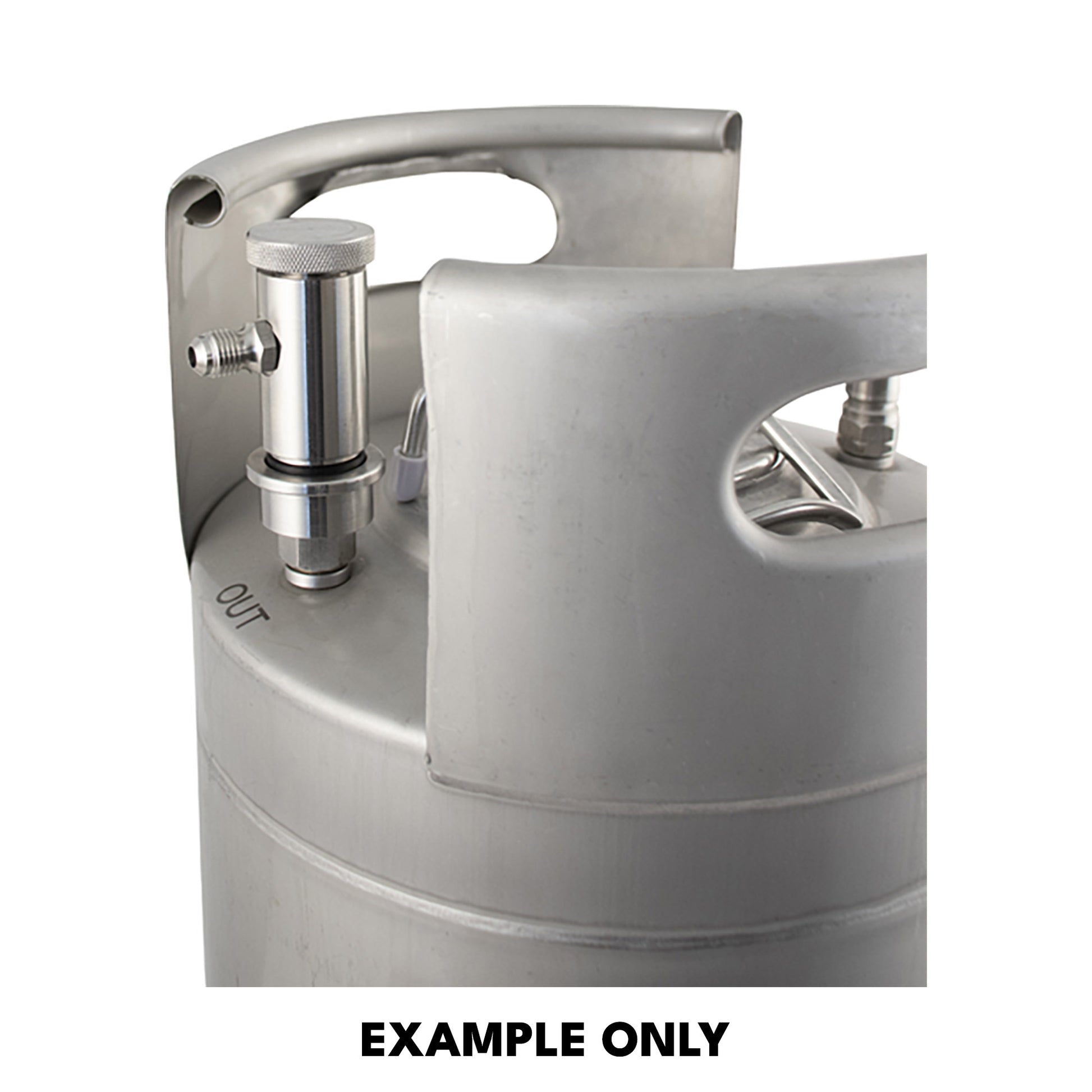 Flow Control Ball Lock Disconnect Beverage Out Stainles Steel - Flare