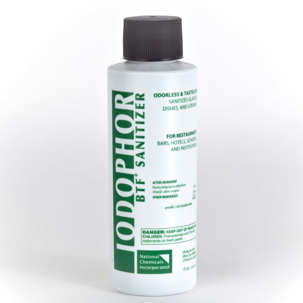 Iodophor Sanitizer - 4 oz-Sanitizer