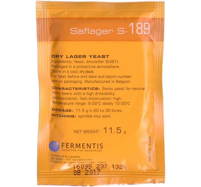 Saflager S-189 - Dry Lager Yeast-Yeast