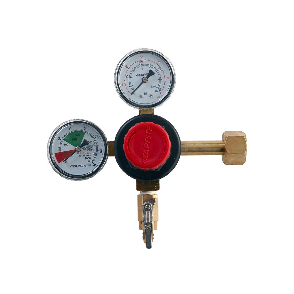 Premium CO2 Regulator – Dual Gauge – MFL Outlet – Shutoff-CO2 Regulator