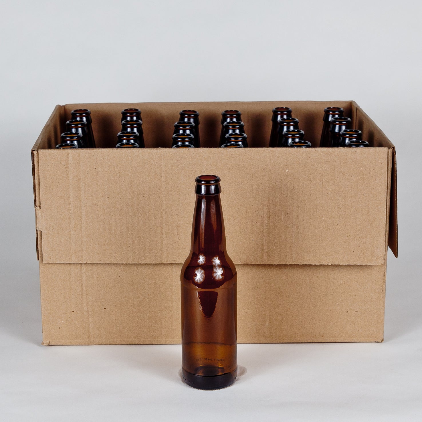 12 Oz Clear Beer Bottles Case 12oz