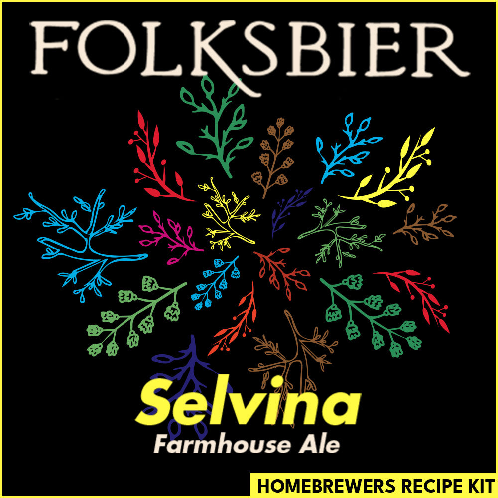 Selvina Farmhouse Ale - Folksbier - NYC Brewery Series - Homebrewers Recipe Kit