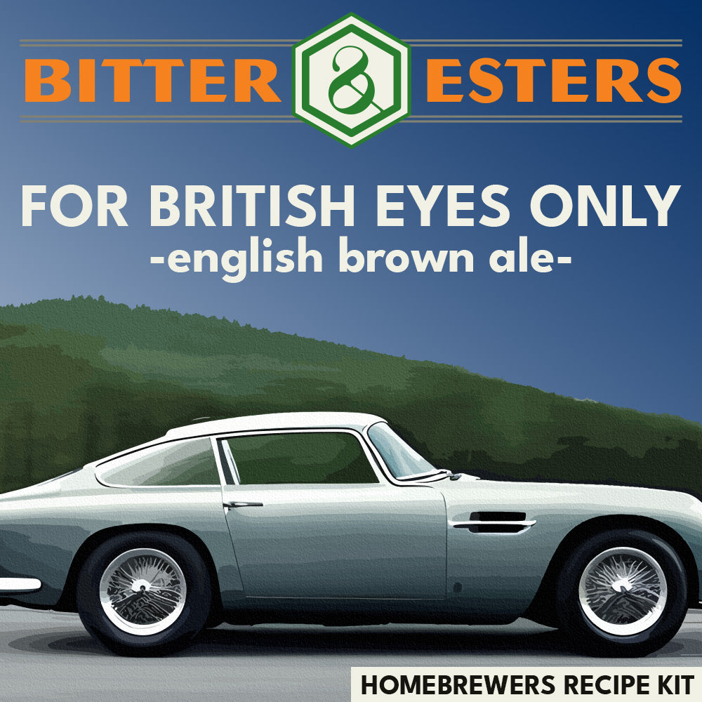 For British Eyes Only - English Brown Ale - Homebrewers Recipe Kit
