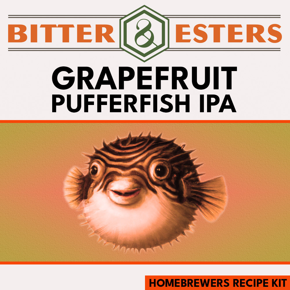 Grapefruit Pufferfish IPA - Homebrewers Recipe Kit