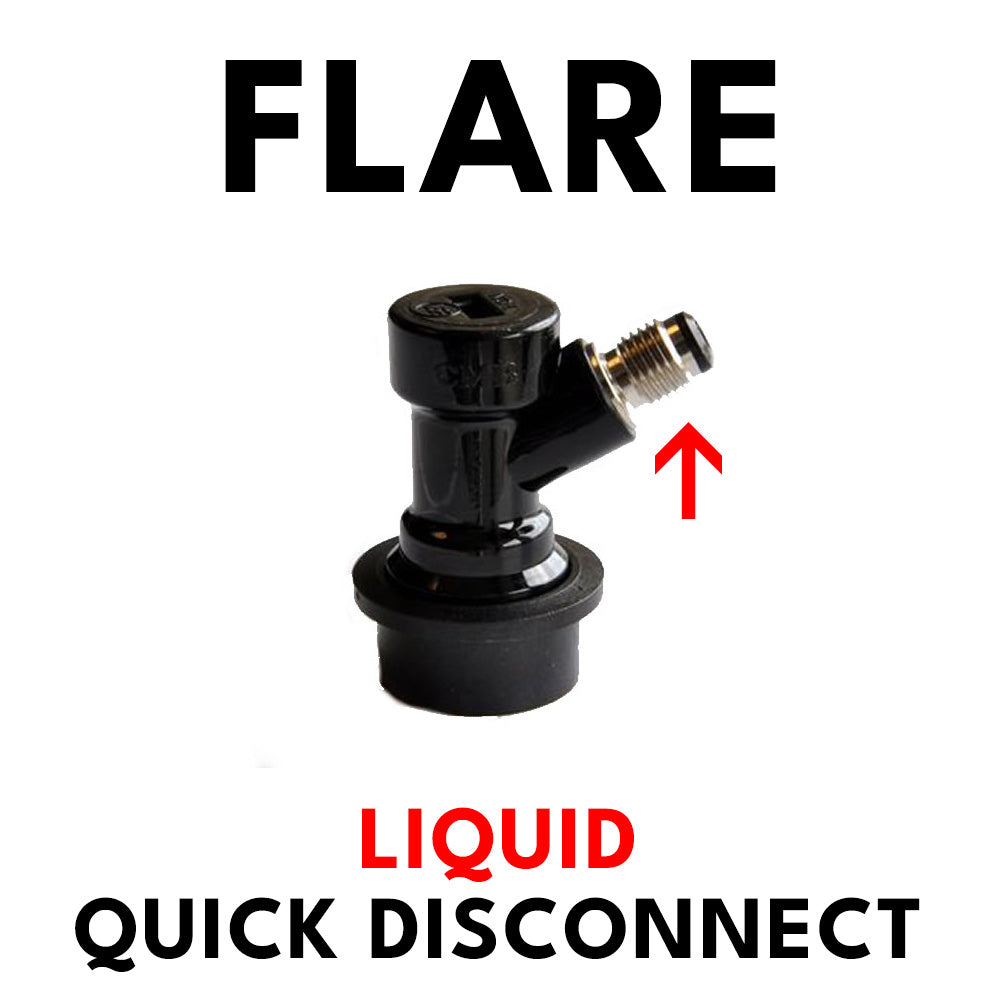 Ball Lock - Quick Disconnect (Liq), 1/4" Flare