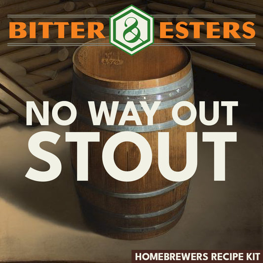 No Way Out Stout - Russian Imperial Stout With Bourbon Soaked Vanilla Beans - Homebrewers Recipe Kit