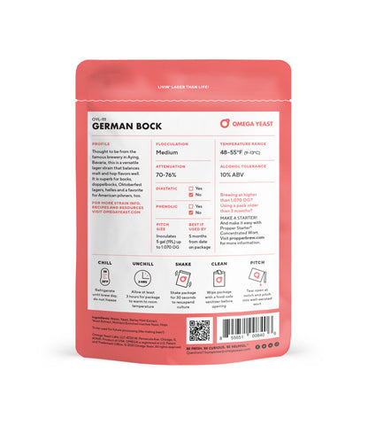 German Bock - Omega Yeast OYL-111-Yeast