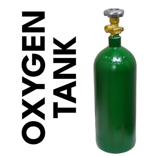 20 cf Oxygen Tank (Used)-Oxygen Tank