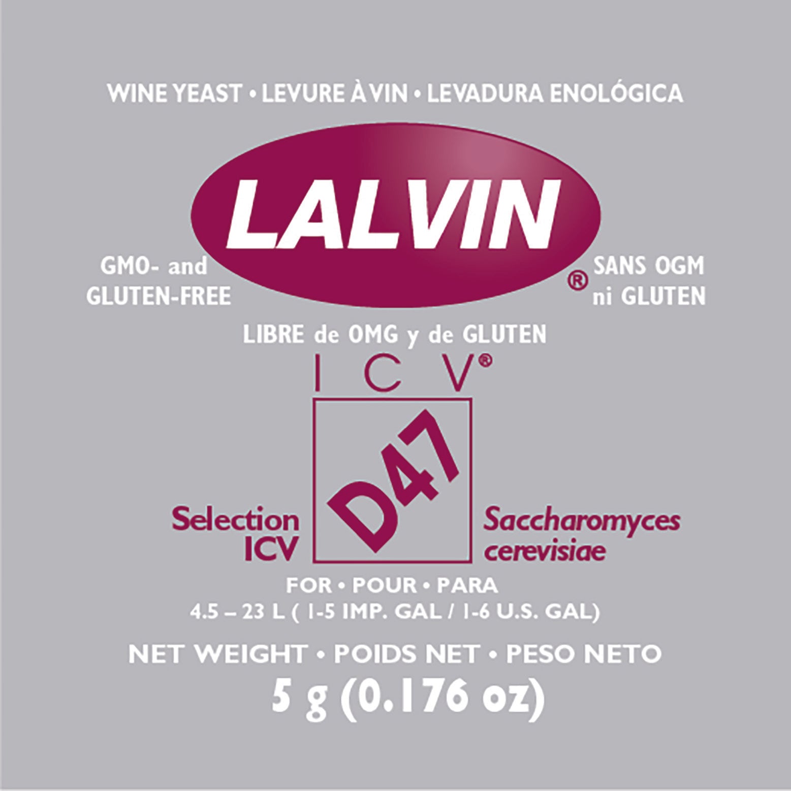 Lalvin D-47 - Dry Wine Yeast