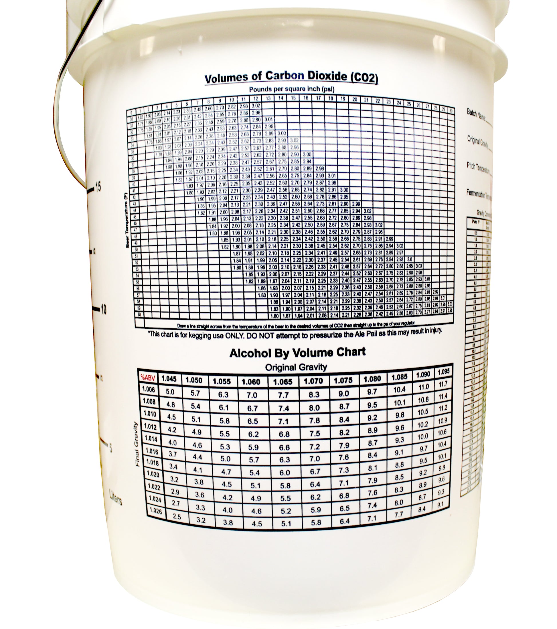 6.5 Gallon Bucket (Pre-Drilled 1" Hole)-Bucket