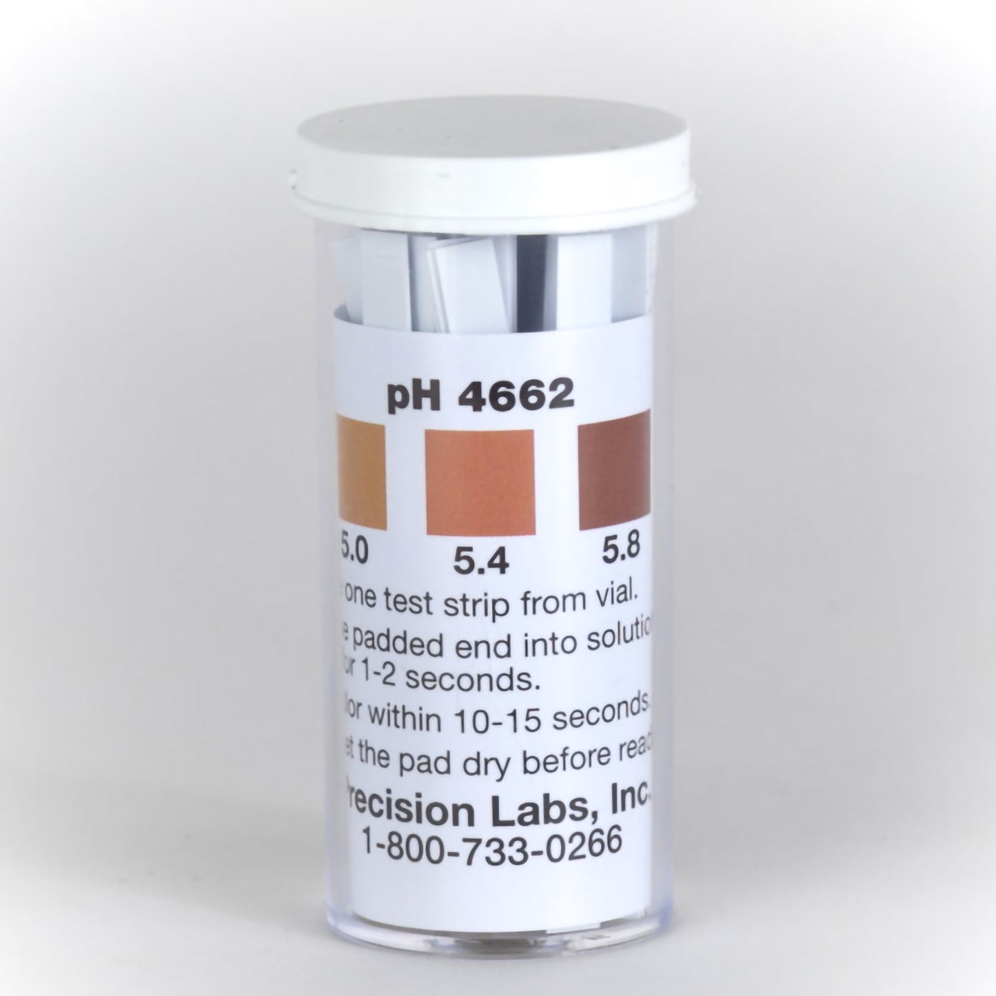 Beer pH Test strips- 100/vial (Range 4.6 - 6.2)